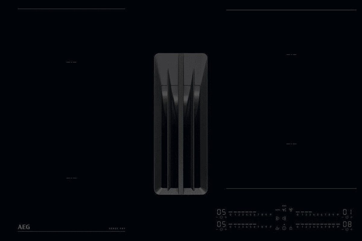 AEG 7000 Series 80cm Built-in Extractor Induction Hob | NCH84C23AB