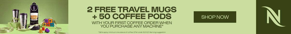 Nespresso Promo Free pods and mugs