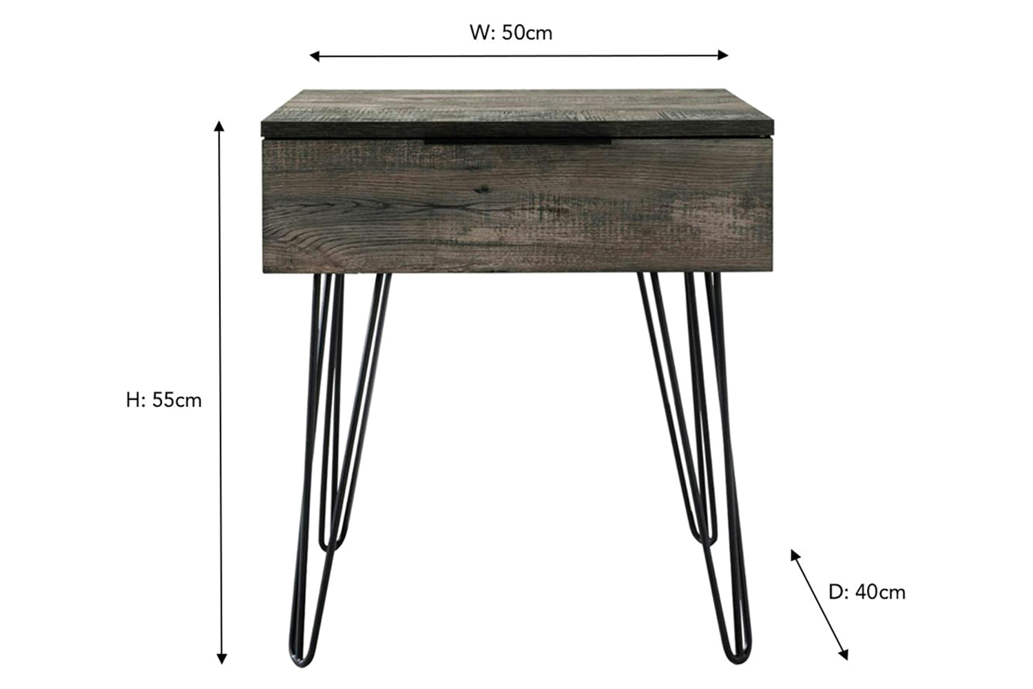 Alba Bedside Table | 1 Drawer-4