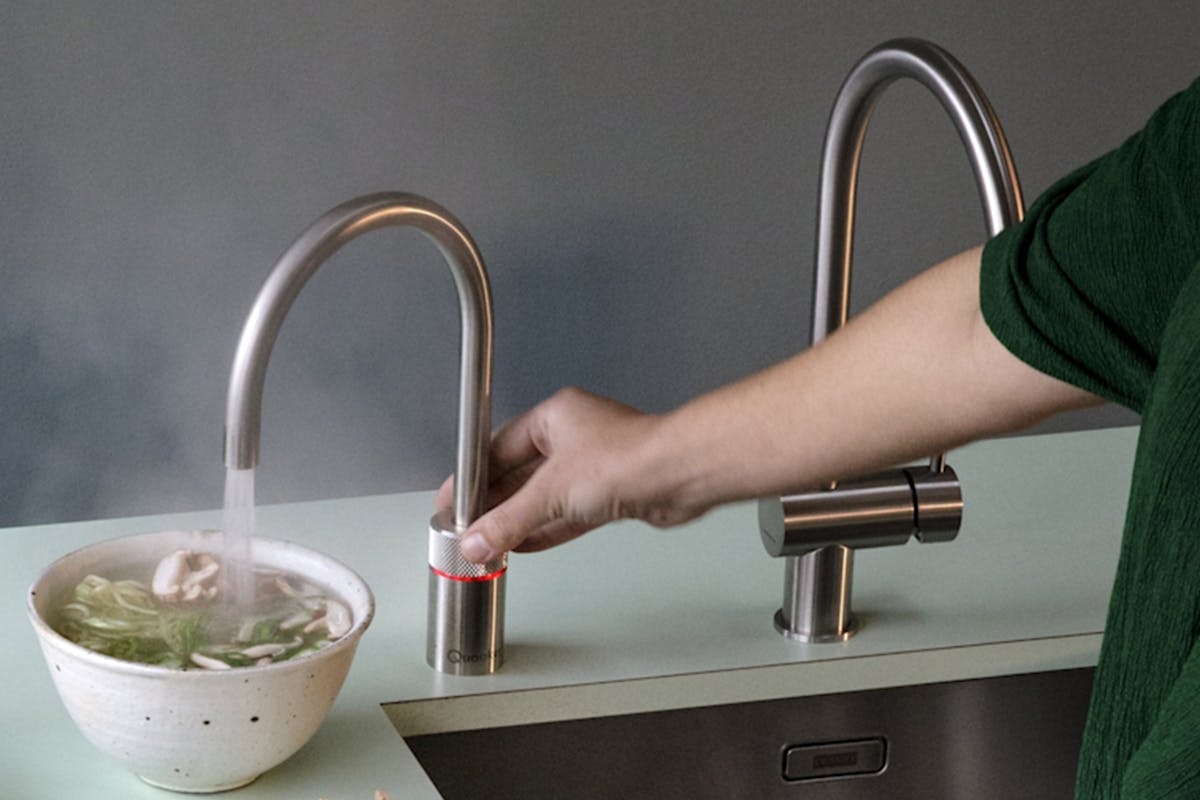 Quooker Nordic Round Single Tap | Stainless Steel | NSRSST-2