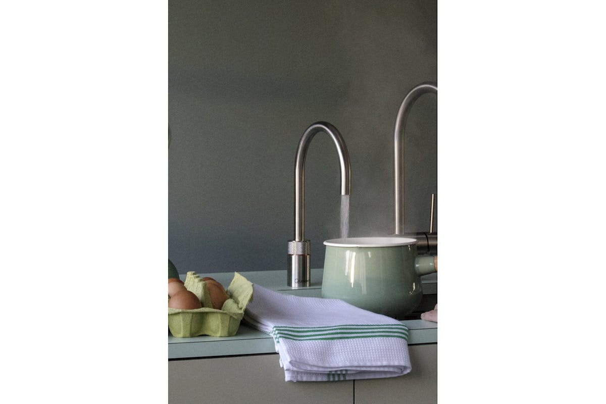 Quooker Nordic Round Single Tap | Stainless Steel | NSRSST-3