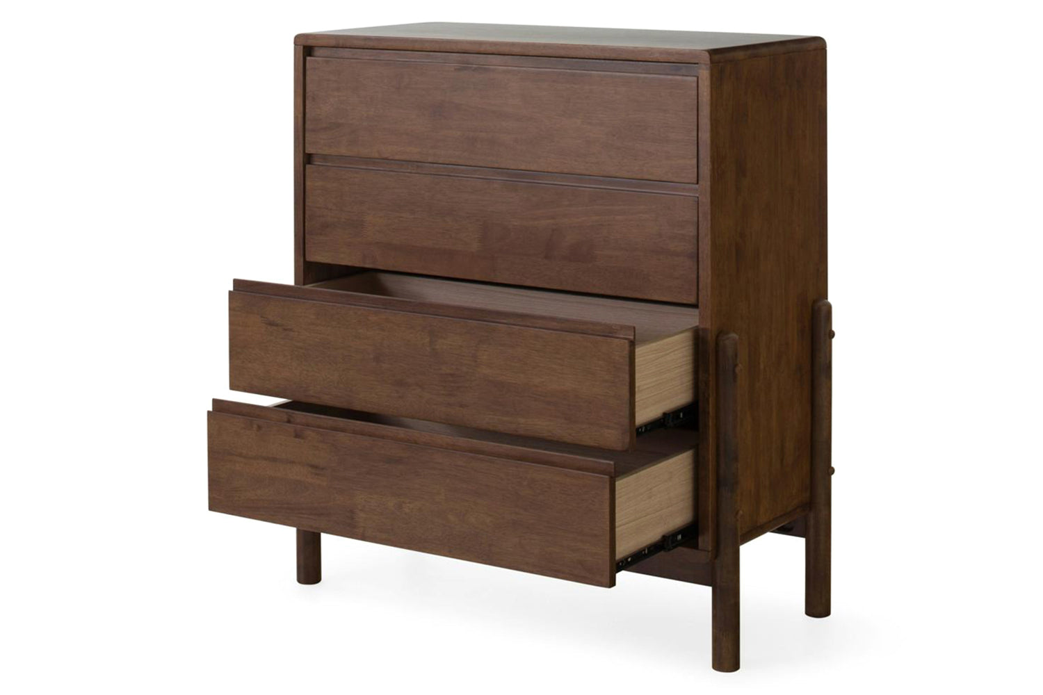 Bella Chest of Drawer | 4 Drawer | Deep Brown-5
