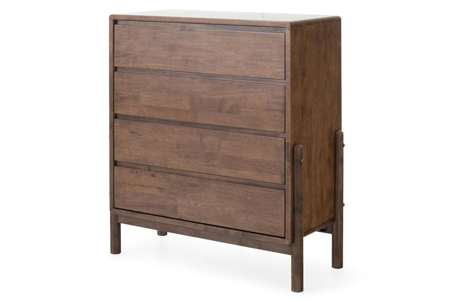 Bella Chest of Drawer | 4 Drawer | Deep Brown-7