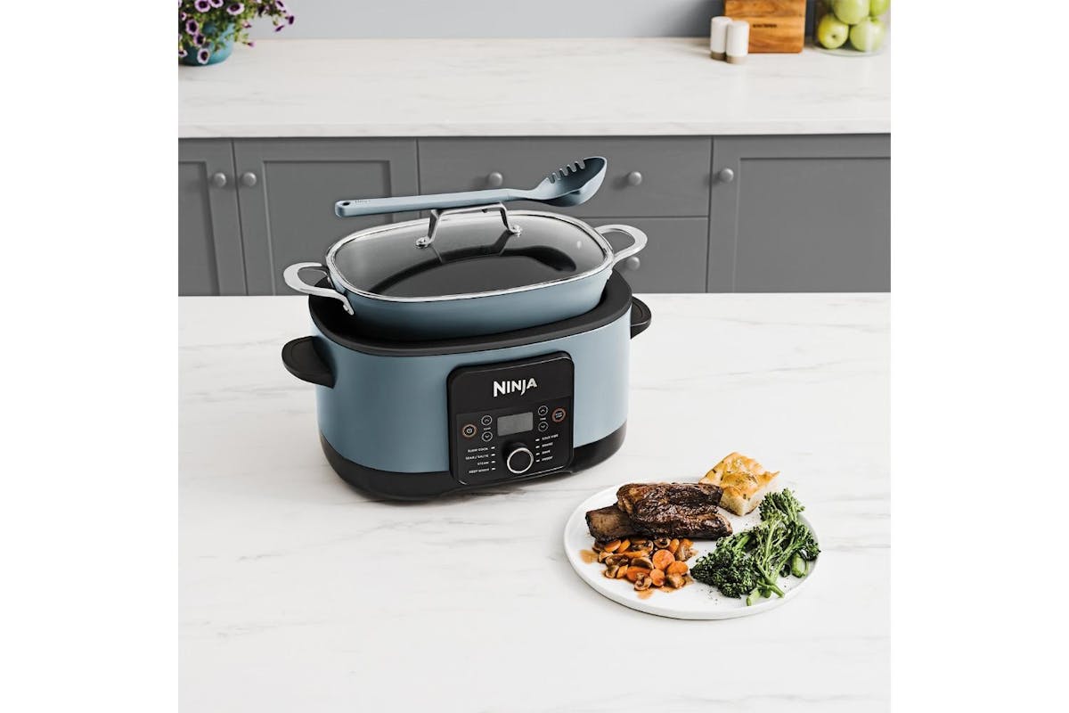 Ninja 8L Foodi Possible 8-in-1 Slow Cooker | MC1001UK | Sea Salt Grey-3