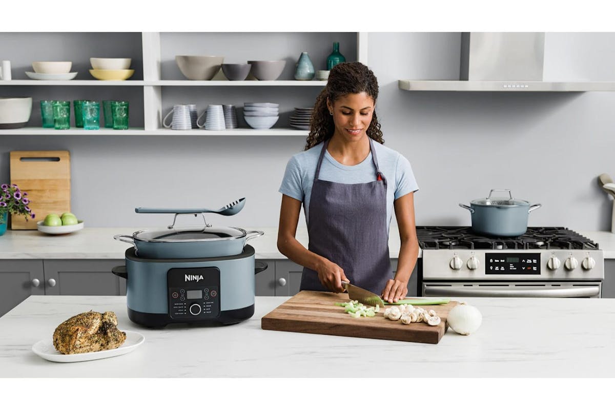 Ninja 8L Foodi Possible 8-in-1 Slow Cooker | MC1001UK | Sea Salt Grey-2