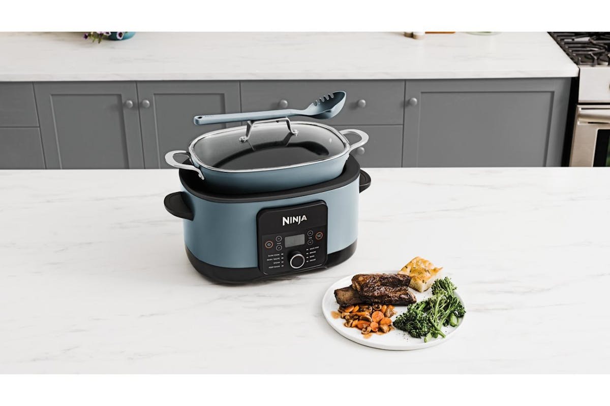 Ninja 8L Foodi Possible 8-in-1 Slow Cooker | MC1001UK | Sea Salt Grey-8