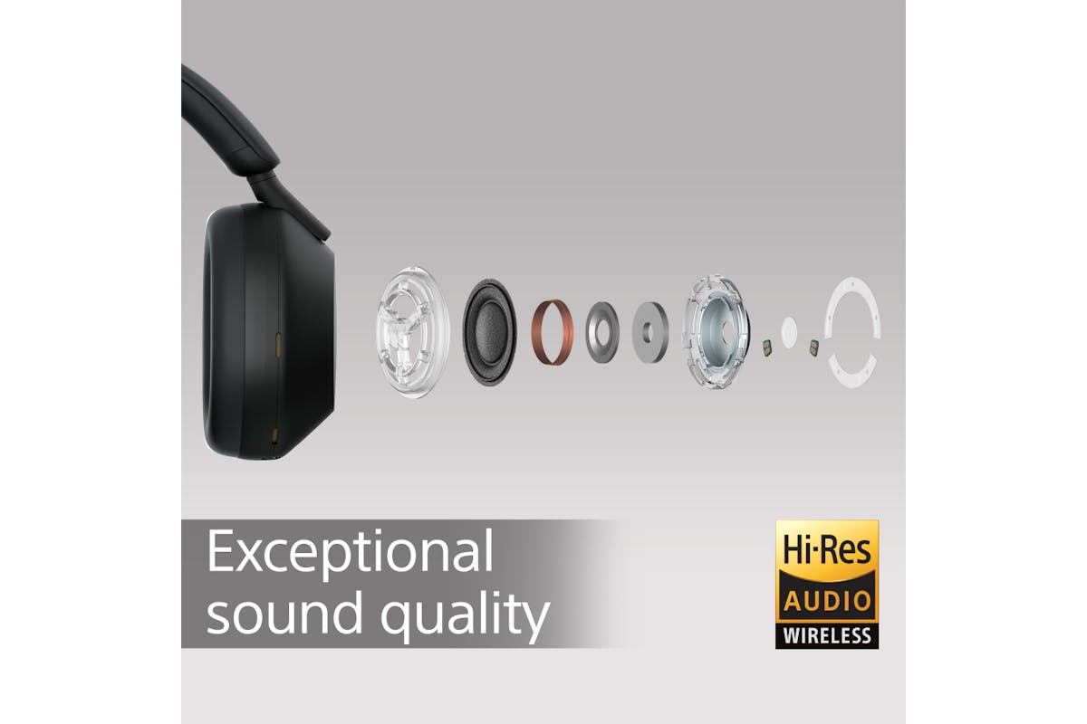 Sony WH-1000XM5 Over-Ear Wireless Noise Cancelling Headphones | Platinum Silver-5