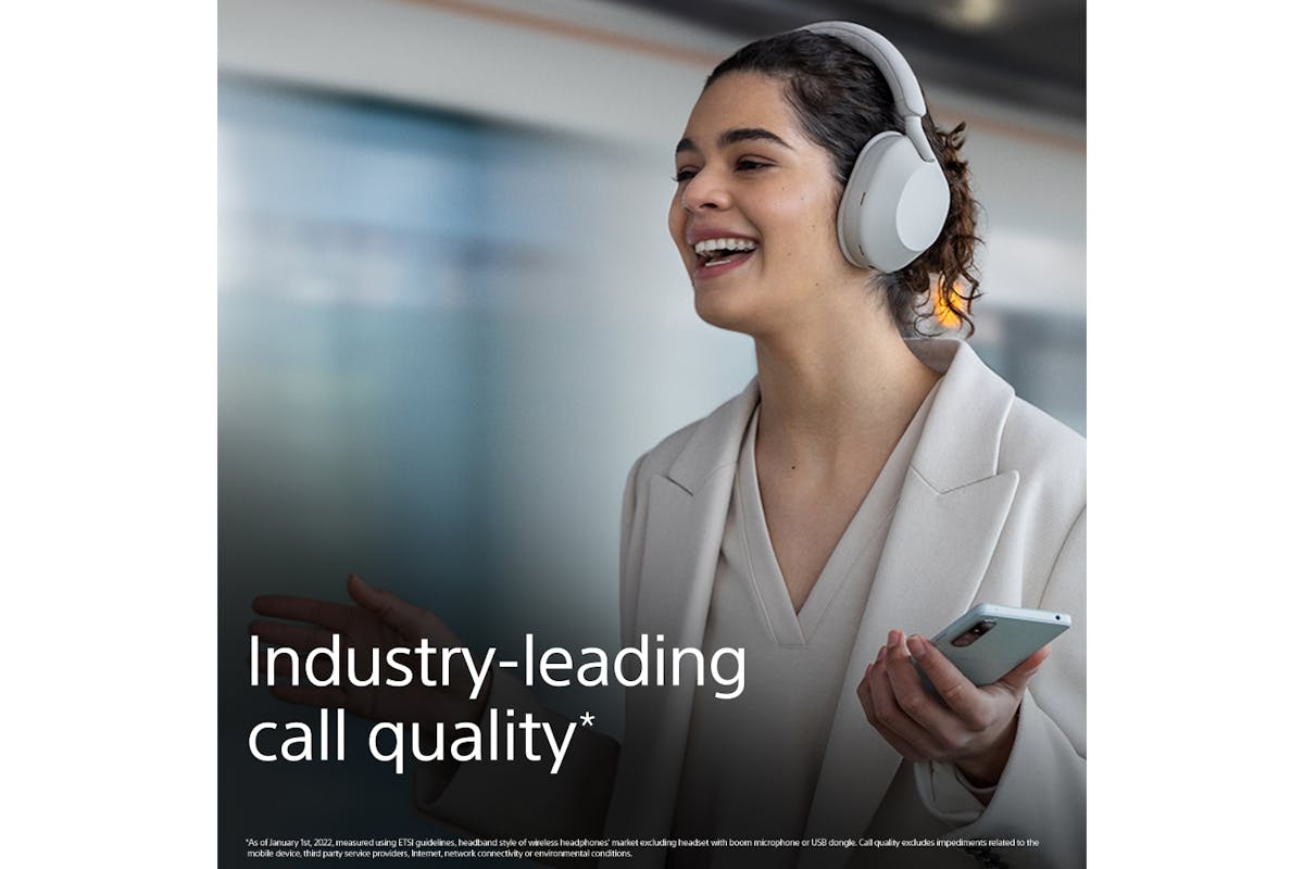 Sony WH-1000XM5 Over-Ear Wireless Noise Cancelling Headphones | Platinum Silver-6