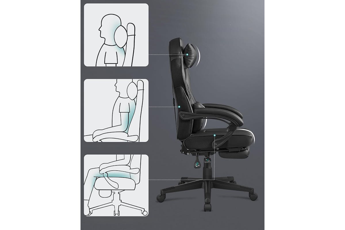 Songmics Office Chair | Ink Black-4