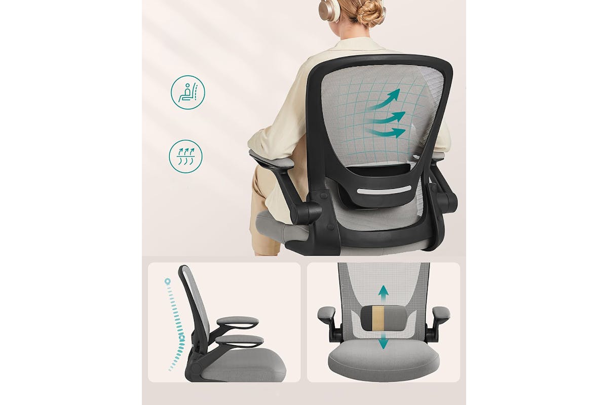Songmics Office Chair | Dove Grey-6