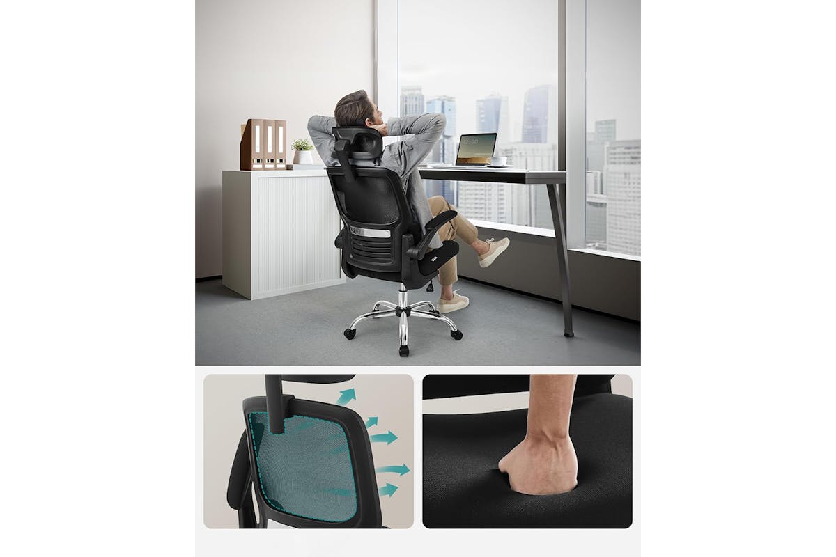 Songmics Office Chair | Ink Black-4