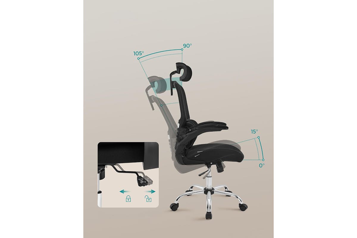 Songmics Office Chair | Ink Black-5