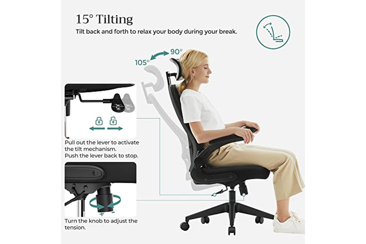 Songmics Office Chair | Black-3