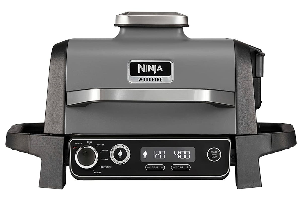 Ninja Woodfire Outdoor Electric BBQ Grill & Smoker | OG701UK | Grey & Black