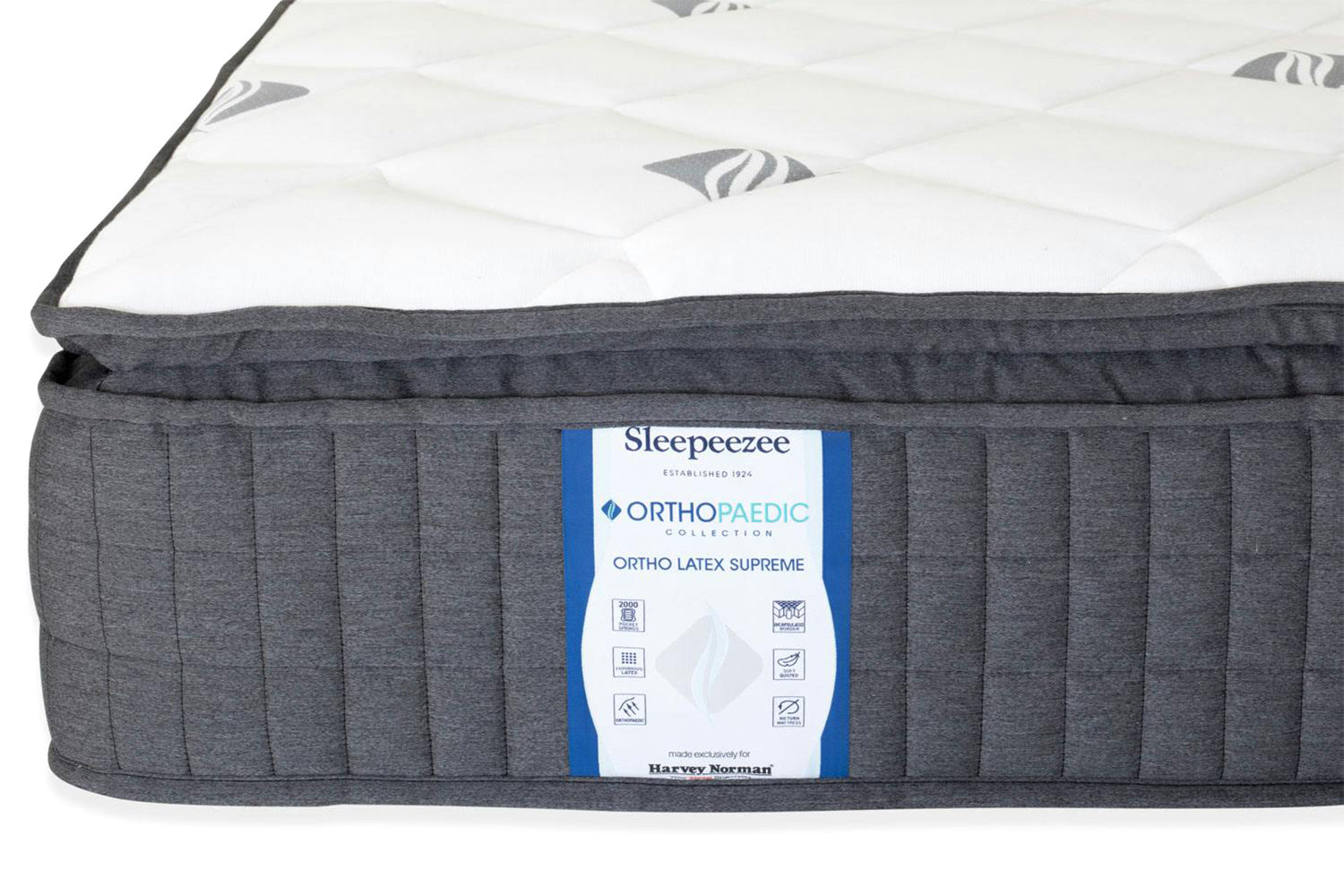 Sleepeezee | Ortho Latex Supreme Motion Mattress | Super King Zip & Link | 6ft-5