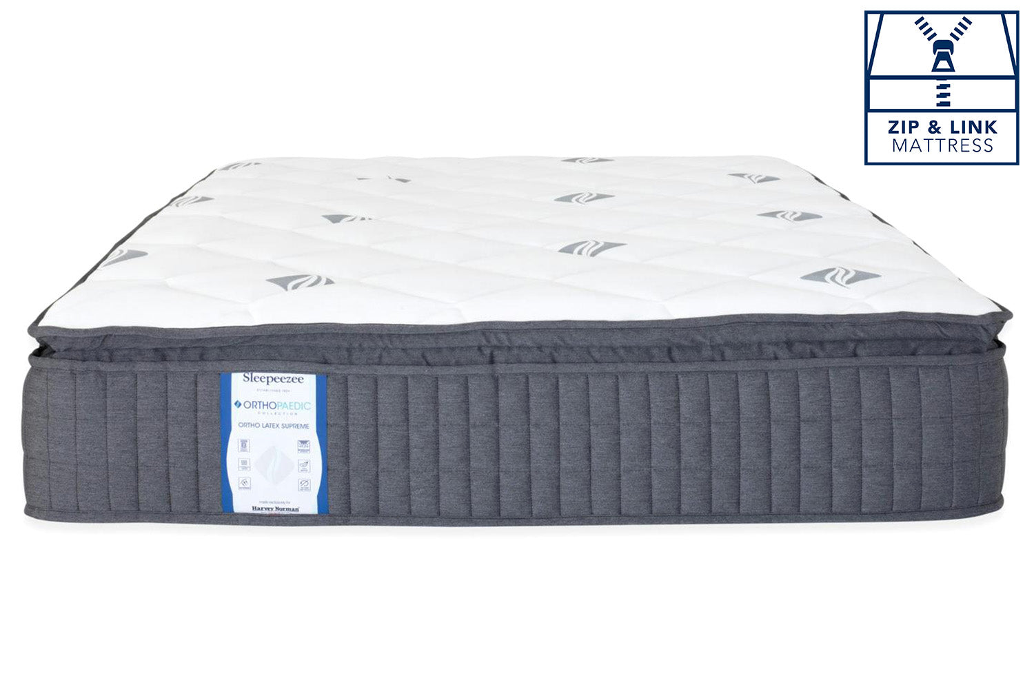 Sleepeezee | Ortho Latex Supreme Motion Mattress | Super King Zip & Link | 6ft