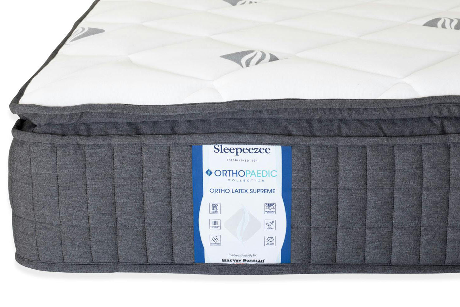 Sleepeezee | Ortho Latex Supreme Motion Mattress | Super King | 6ft-6