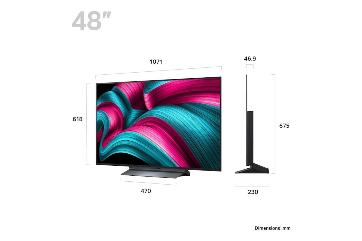 LG 48" OLED Evo AI C54 4K Smart TV | OLED48C54LA.AEK-6