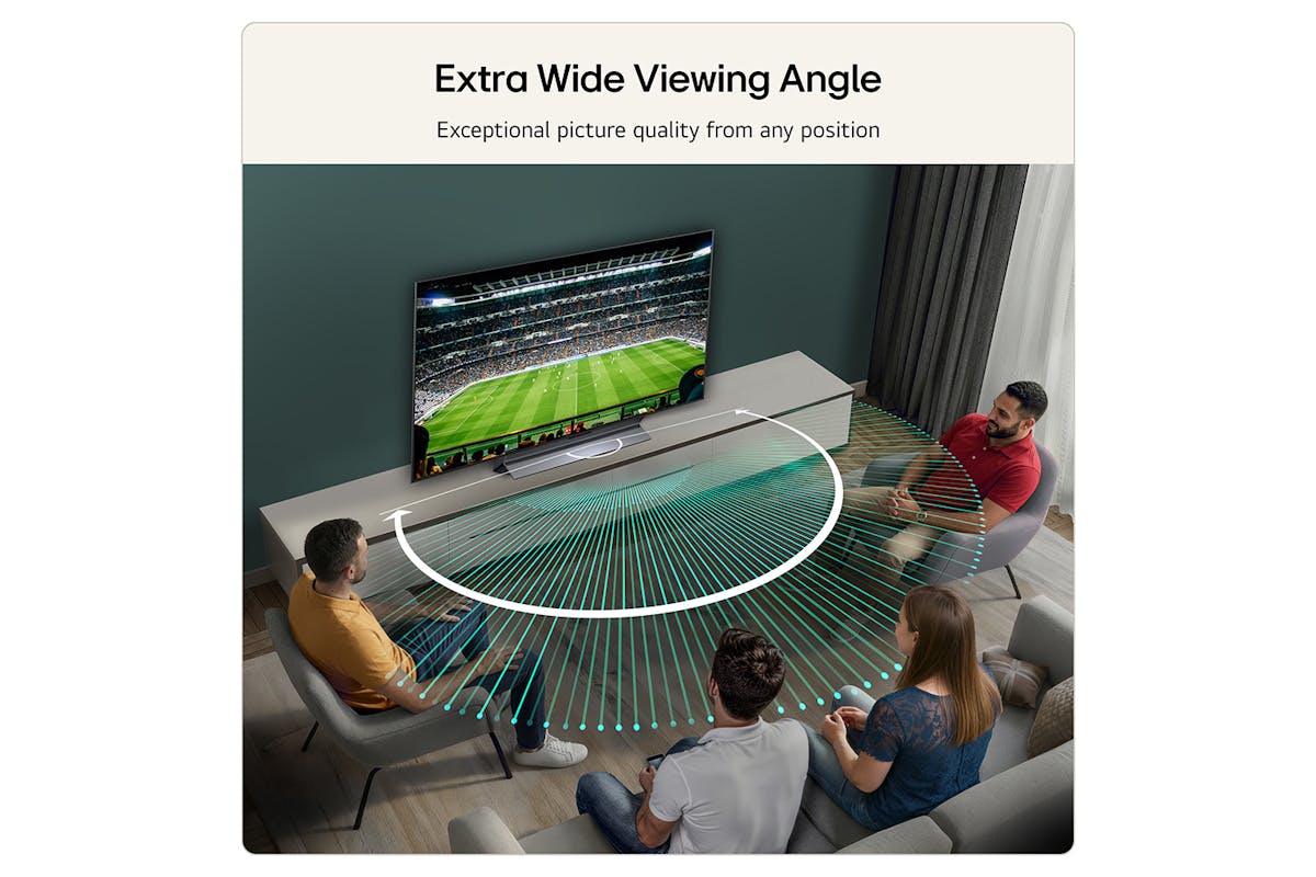LG C6 48" OLED Evo AI 4K Ultra HD Smart TV (2026) | OLED48C64LA.AEI-10