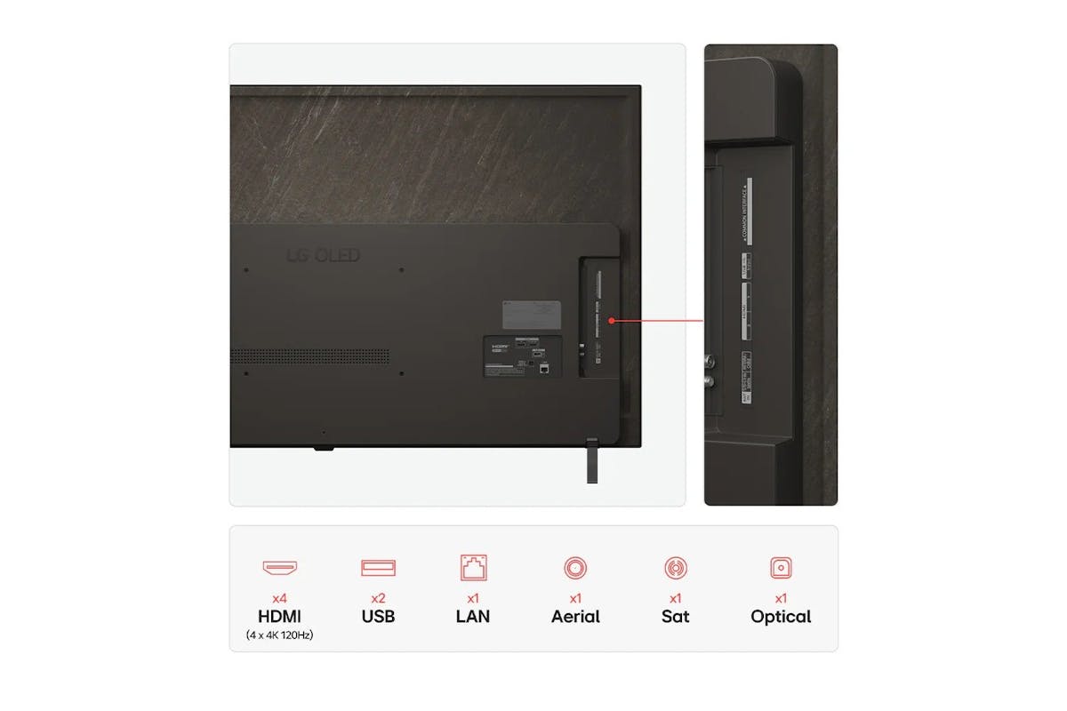 LG 55" OLED AI B5 4K Smart TV (2025) | OLED55B56LA.AEK-4