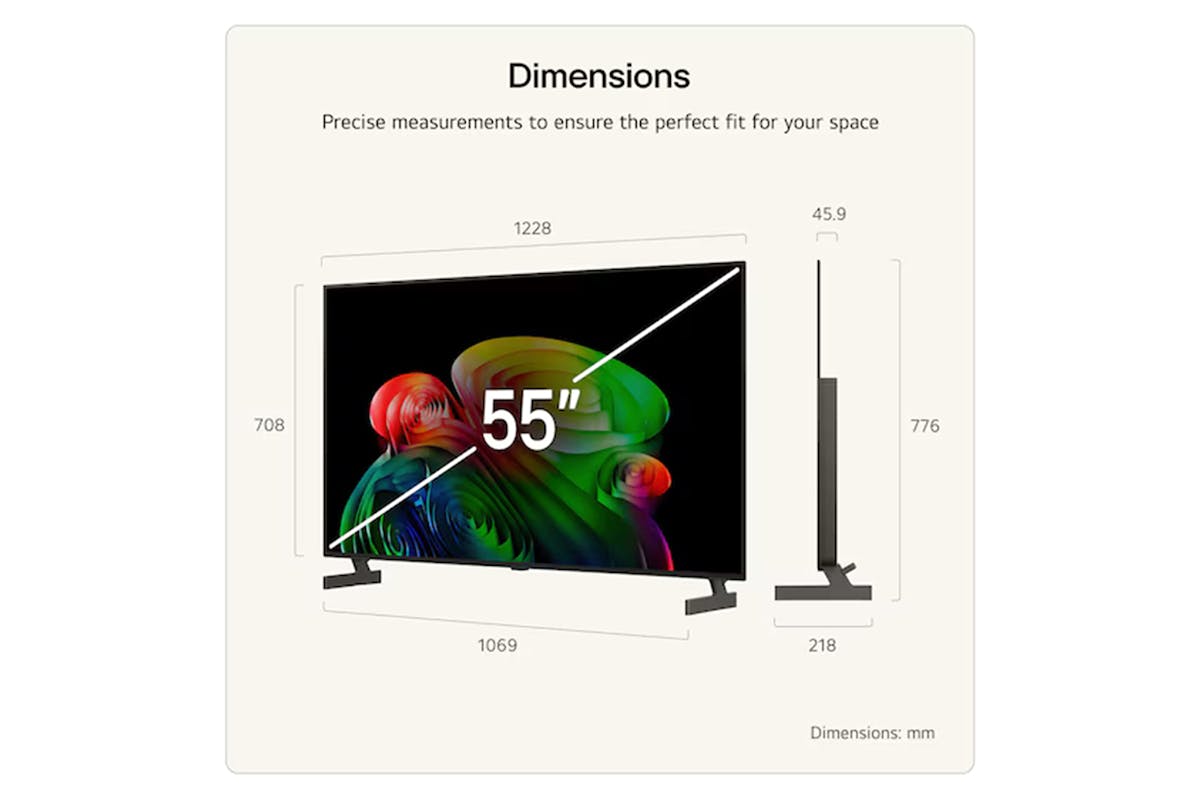 LG B6 55" OLED Evo AI 4K Ultra HD Smart TV (2026) | OLED55B65LA.AEI-3