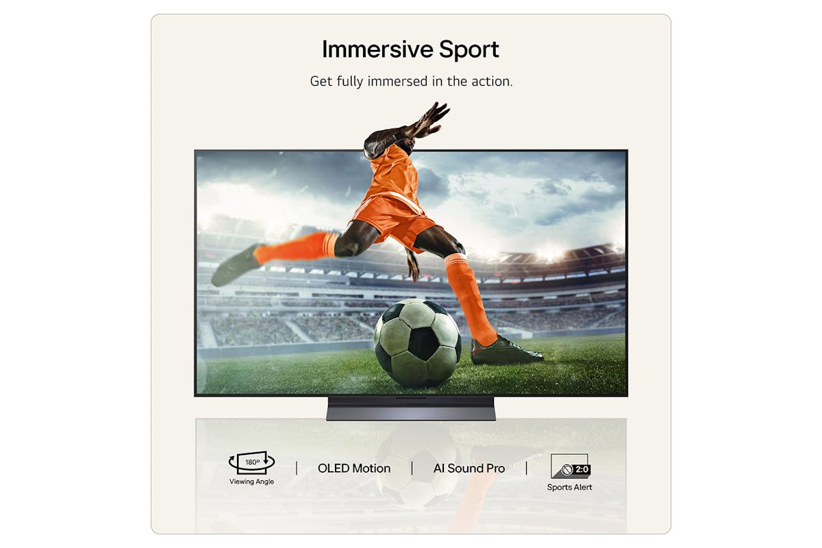 LG C6 55" OLED Evo AI 4K Ultra HD Smart TV (2026) | OLED55C64LA.AEI-12