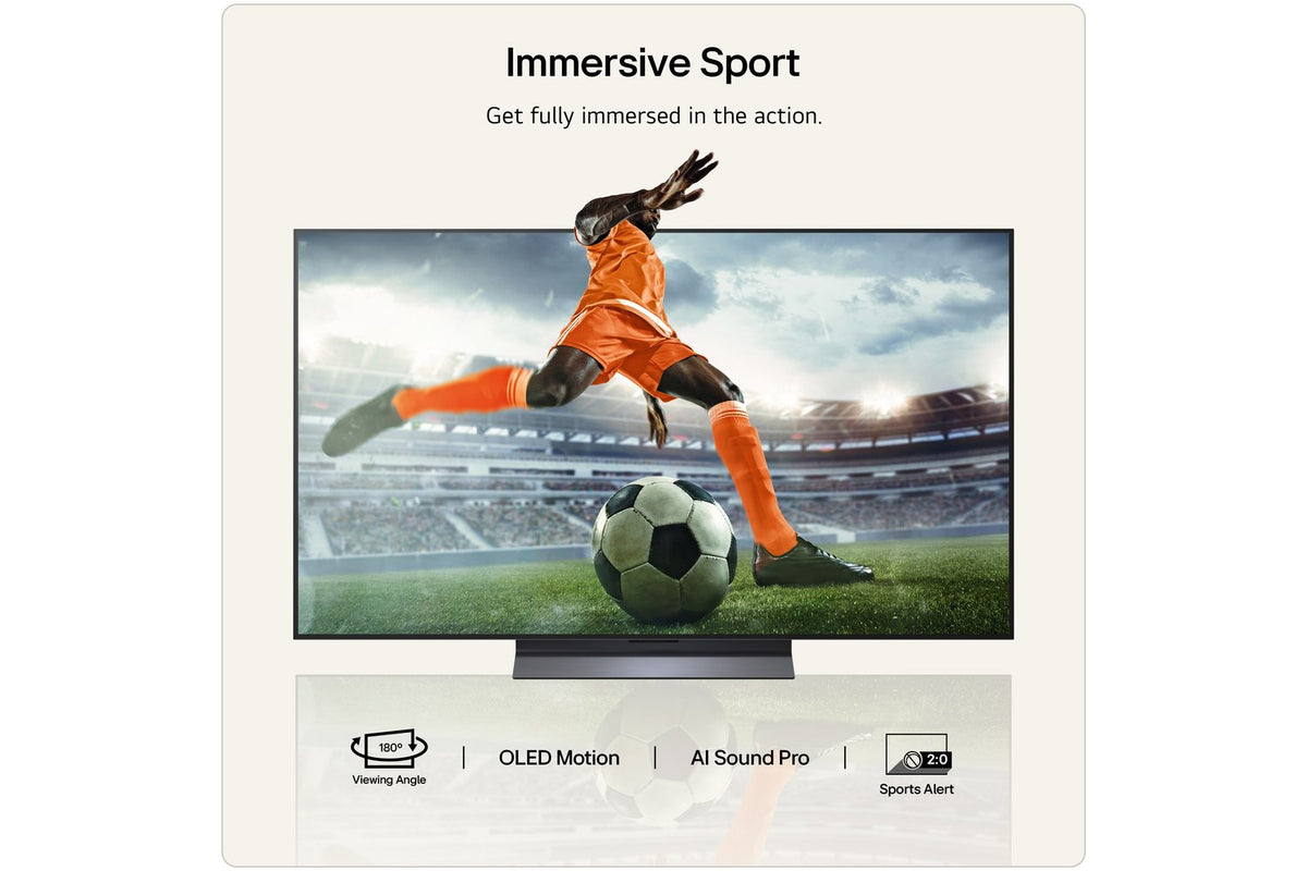 LG C6 55" OLED Evo AI 4K Ultra HD Smart TV (2026) | OLED55C64LA.AEI-12
