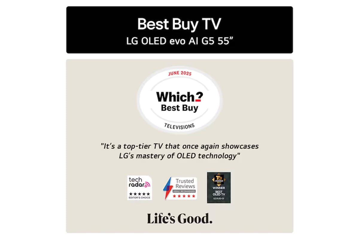 LG 55" G5 OLED Evo 4K Smart TV (2025) | OLED55G54LW.AEK-4