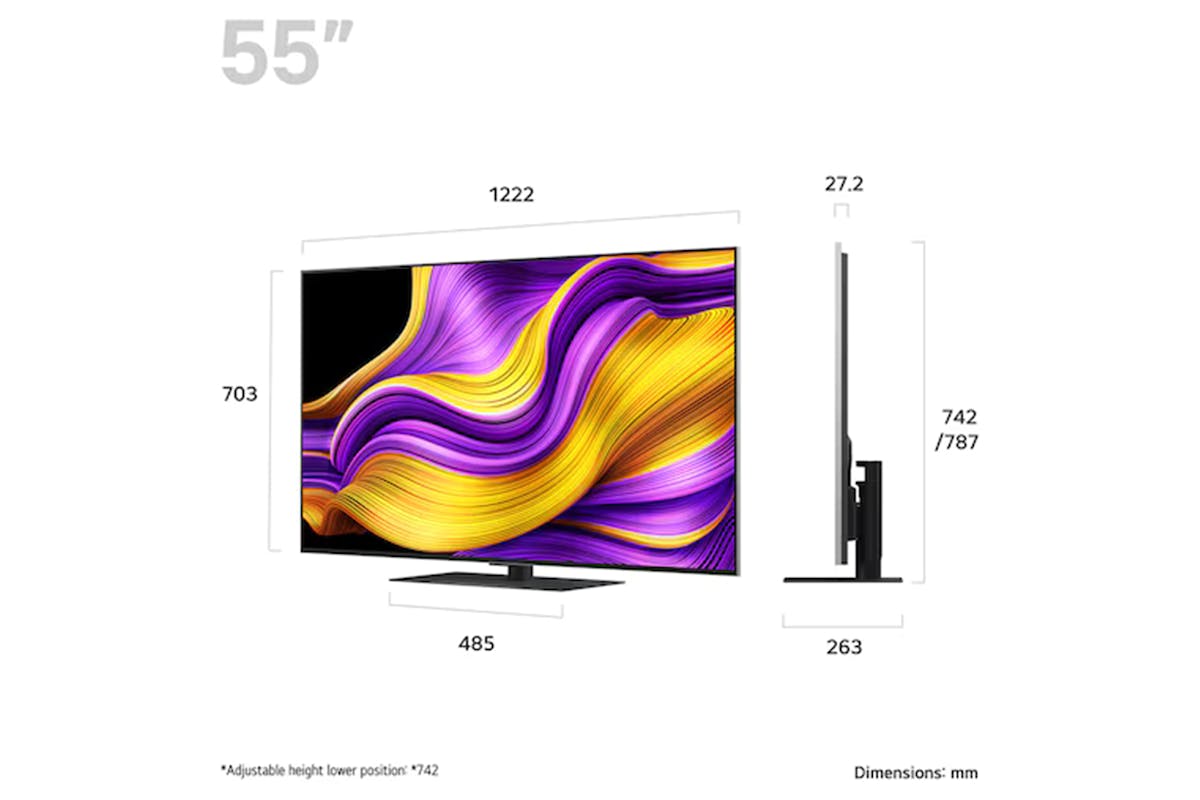 LG 55" OLED Evo AI G5 4K Smart TV (2025) | OLED55G56LS.AEK-14