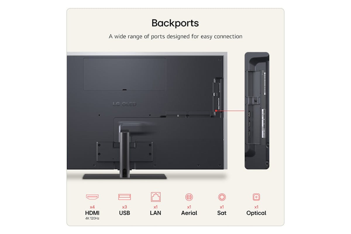 LG 55" Evo AI G6 4K Smart TV (2026) | OLED55G66LS.AEI-15