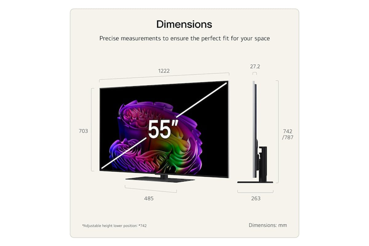 LG 55" Evo AI G6 4K Smart TV (2026) | OLED55G66LS.AEI-3