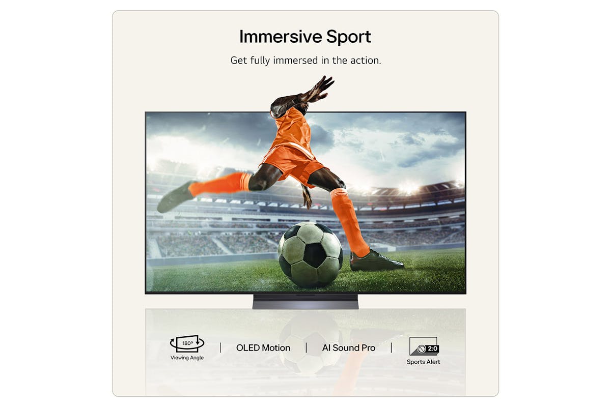LG C6 65" OLED Evo AI 4K Ultra HD Smart TV (2026) | OLED65C64LA.AEI-12