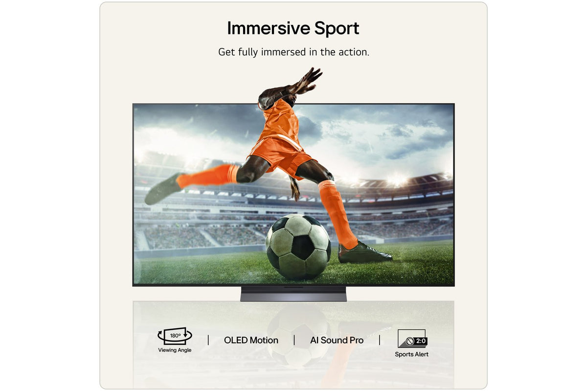 LG C6 65" OLED Evo AI 4K Ultra HD Smart TV (2026) | OLED65C64LA.AEI-12