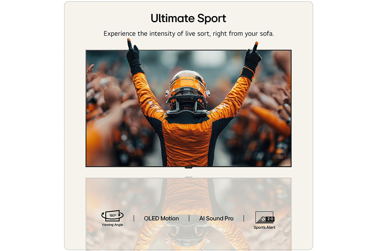 LG 77" OLED Evo AI W6 True Wireless 4K Wallpaper Smart TV (2026) | OLED77W69LA.AEI-10