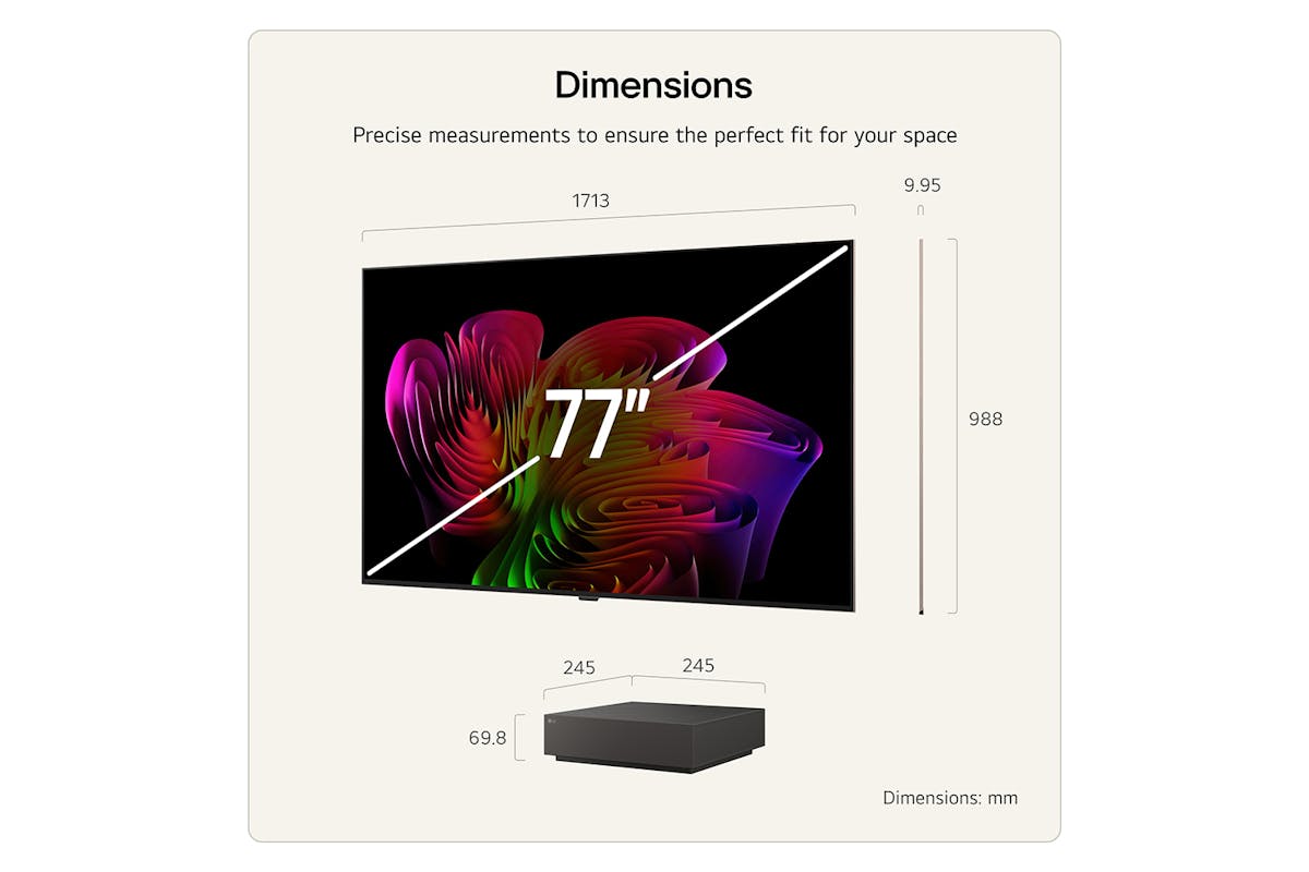 LG W6 77" OLED Evo AI 4K UHD Smart TV (2026) | OLED77W69LA.AEK-3