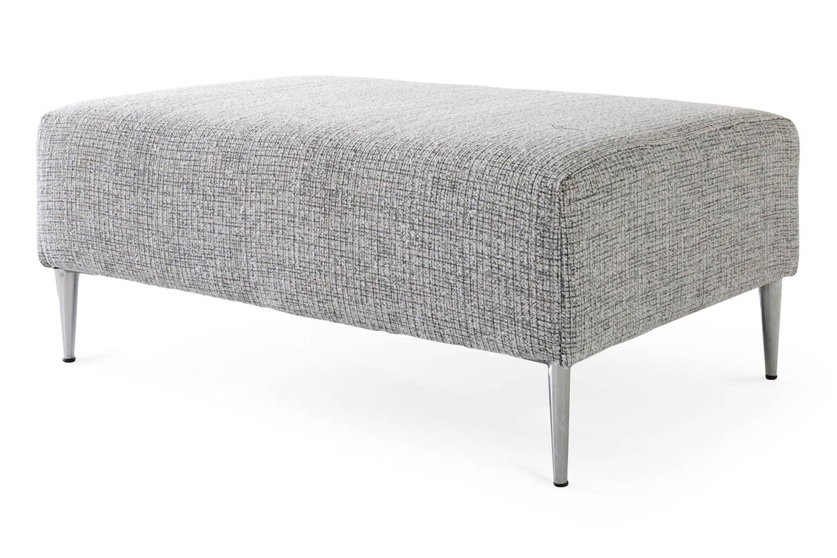 Oliver Footstool | Silver-2
