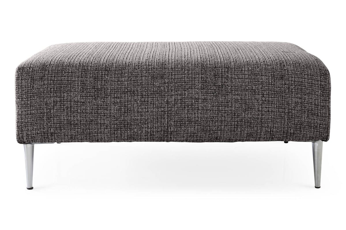 Oliver Footstool | Silver-4