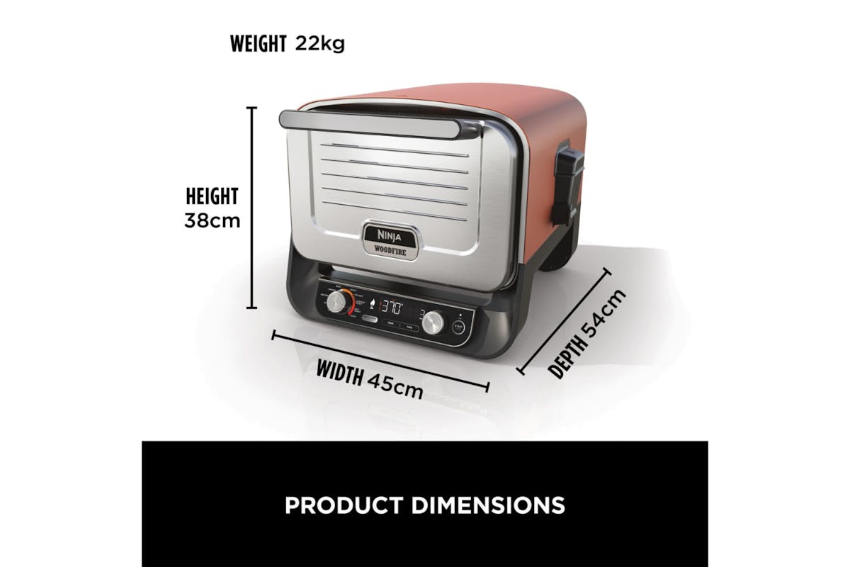 Ninja Woodfire Electric Outdoor Oven | OO101UK-12
