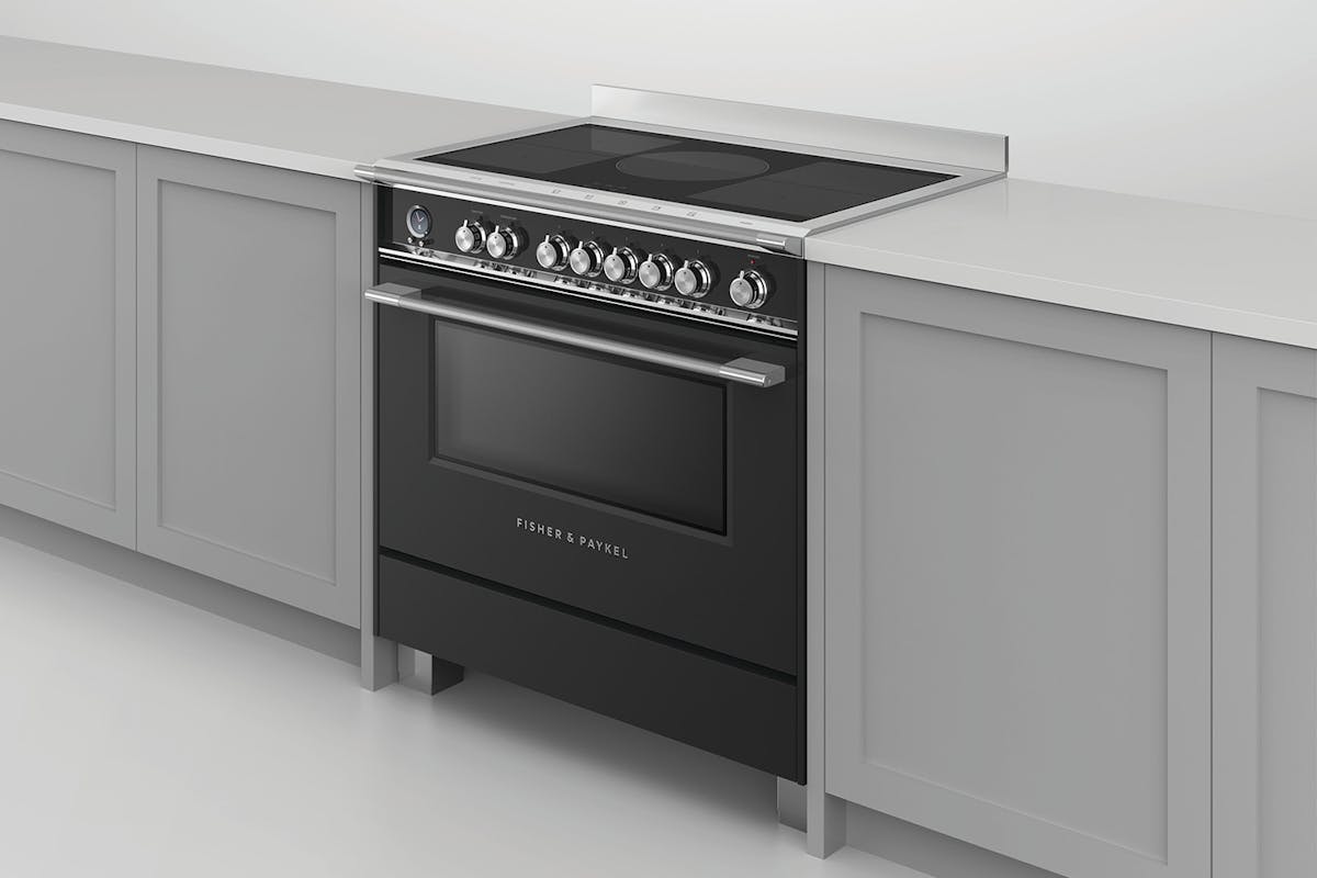 Fisher & Paykel 90cm Induction Range Cooker | OR90SCI6B1 | Black-5