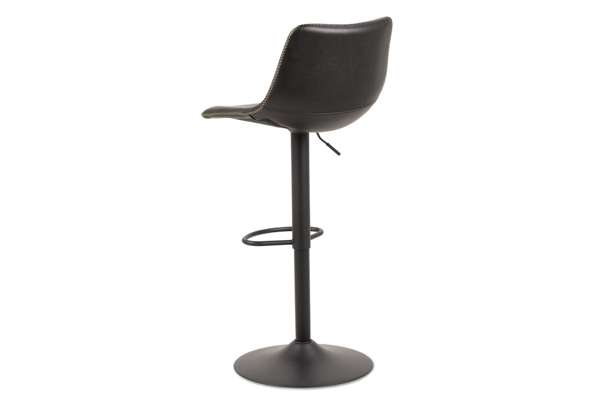 Oregan Bar Stool | Gas Lift | Black-11