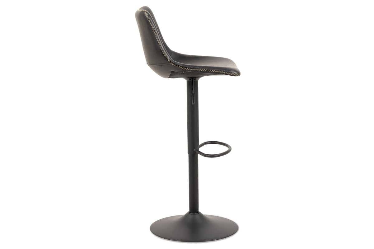 Oregan Bar Stool | Gas Lift | Black-6
