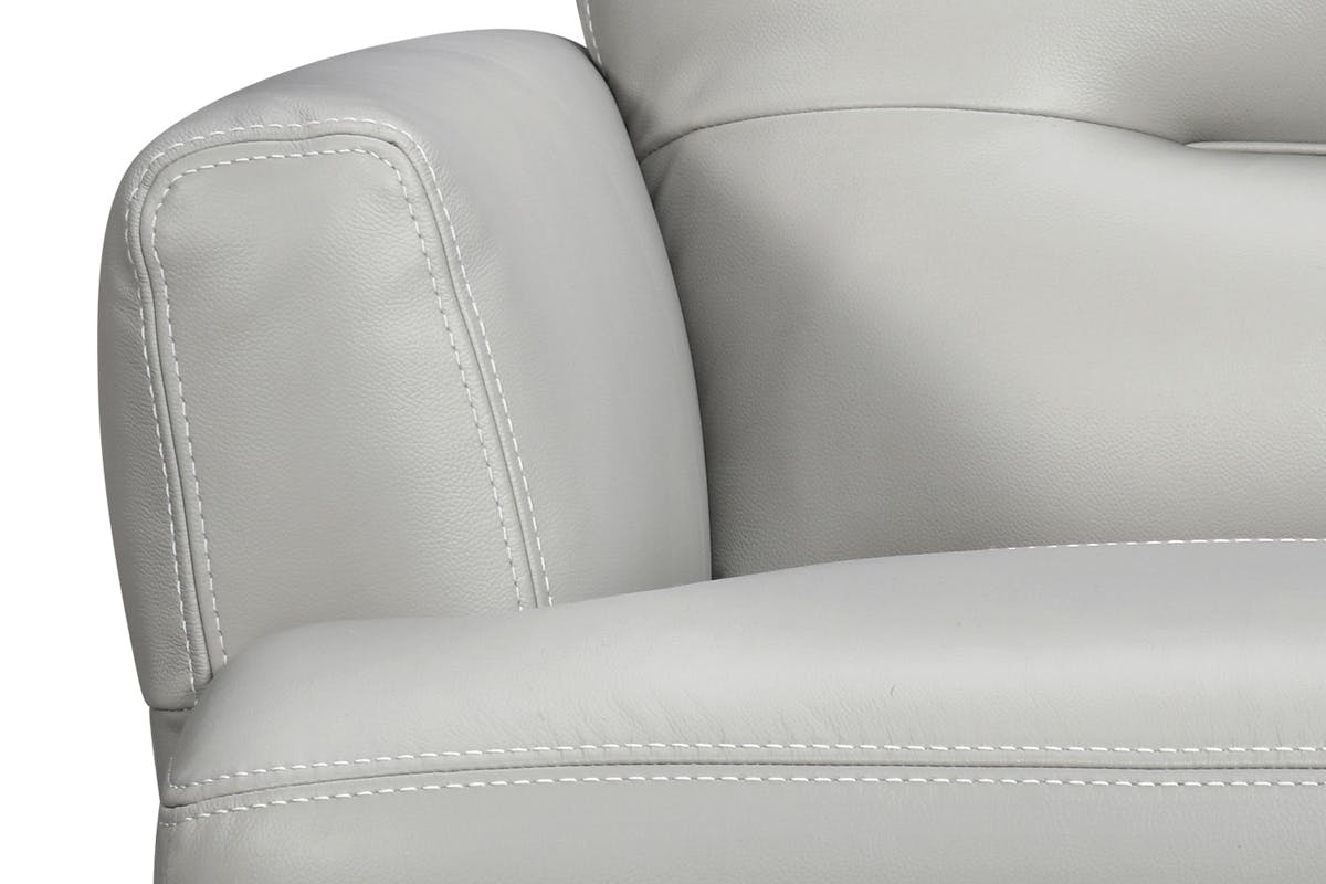 Orio Armchair | Leather | Dove-4