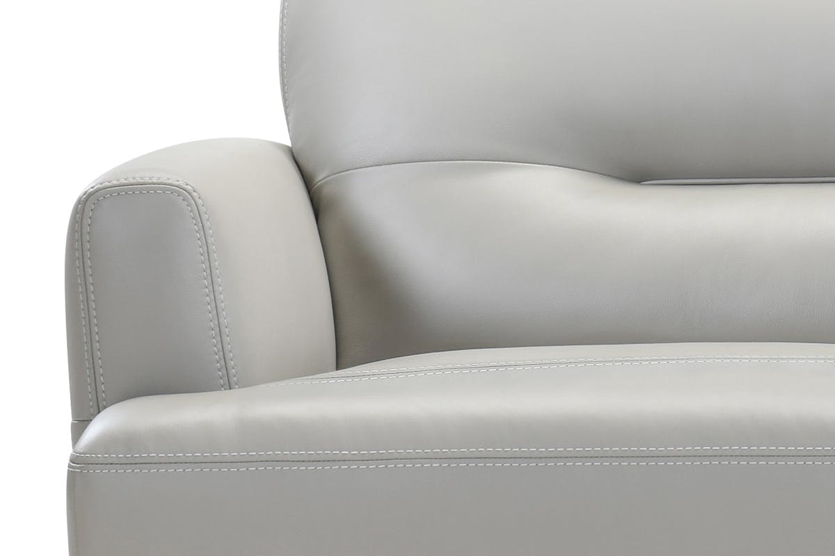 Orio 3 Seater Sofa | Leather | Dove-4
