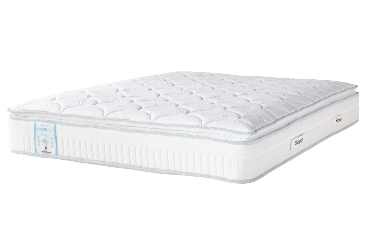 Sleepeezee | Ortho Cool Gel Pillow Deluxe Motion Mattress | Super King Zip & Link | 6ft-3