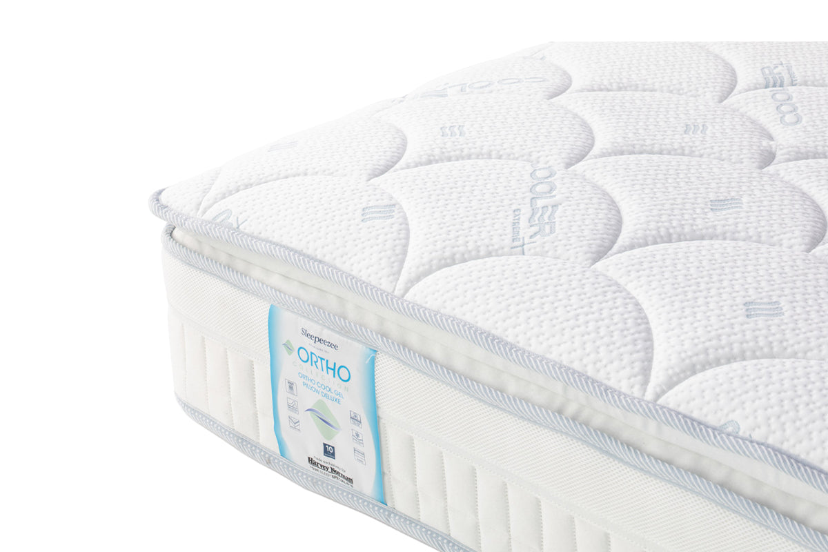 Sleepeezee | Ortho Cool Gel Pillow Deluxe Motion Mattress | King | 5ft-5