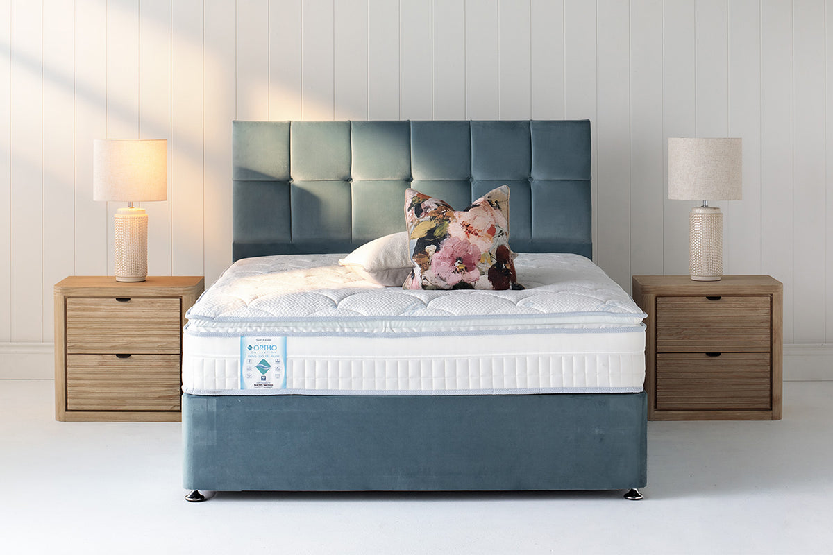 Sleepeezee | Ortho Cool Gel Pillow Top Motion Mattress | Super King Zip & Link | 6ft-2