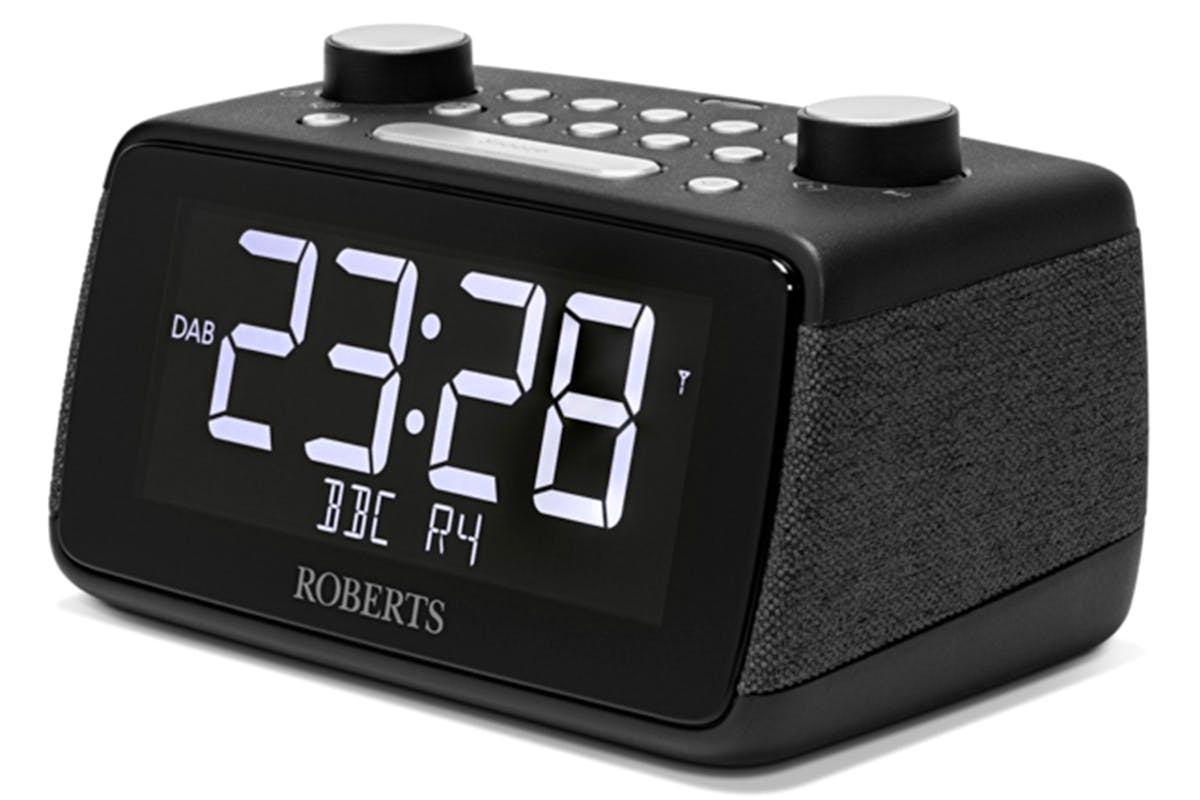 Roberts Ortus 4 FM Dual Alarm Clock Radio | Black-2