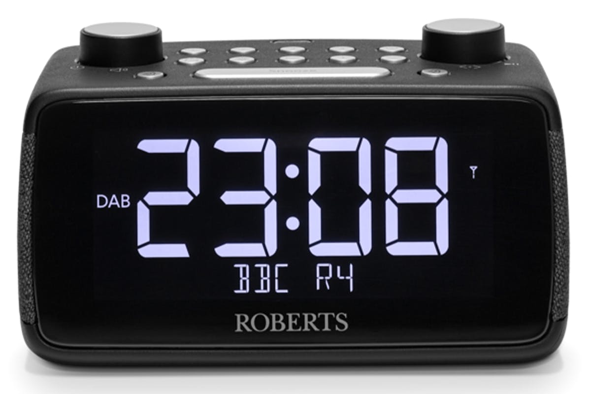 Roberts Ortus 4 FM Dual Alarm Clock Radio | Black-3