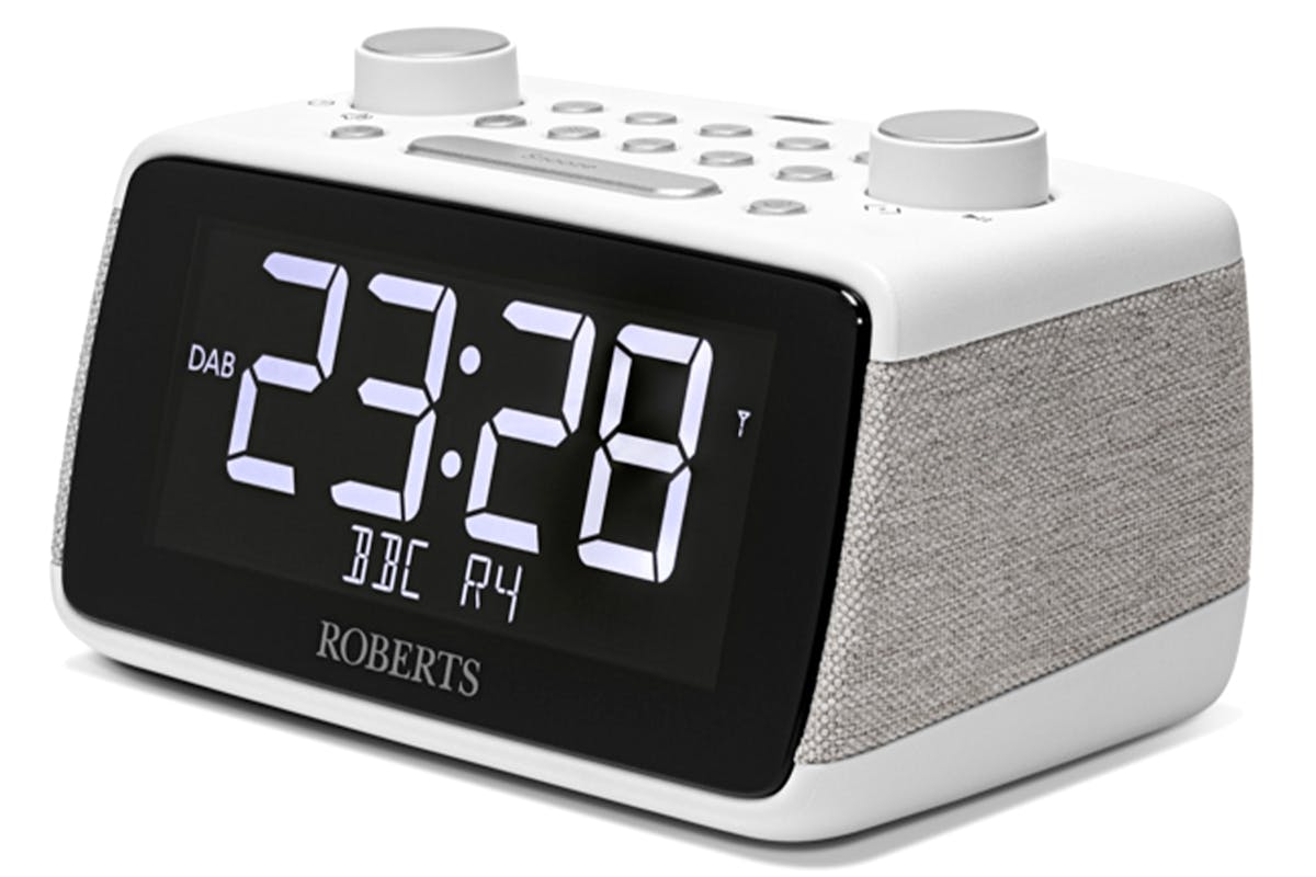 Roberts Ortus 4 FM Dual Alarm Clock Radio | White-2