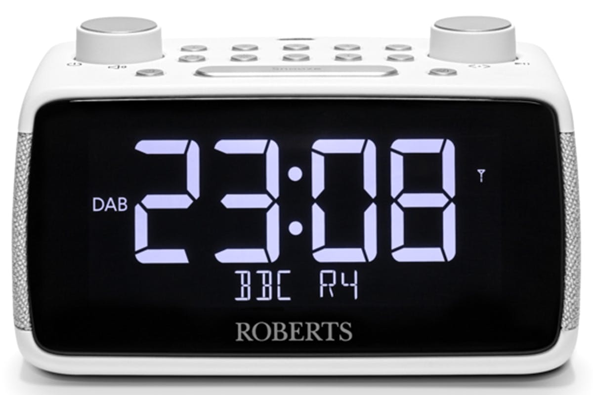 Roberts Ortus 4 FM Dual Alarm Clock Radio | White-3